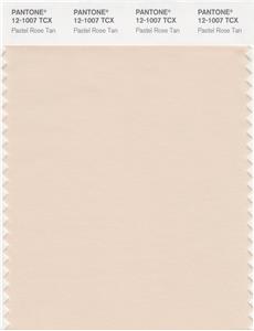 Pantone Smart 12-1007 TCX Color Swatch Card | Pastel Rose Tan 