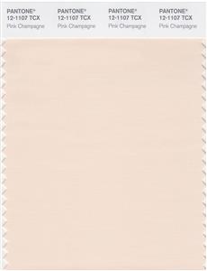 Pantone Smart 12-1107 TCX Color Swatch Card | Pink Champagne 