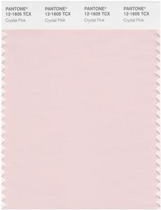 Pantone Smart 12-1605 TCX Color Swatch Card | Crystal Pink 