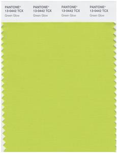 Pantone Smart 13-0442 TCX Color Swatch Card | Green Glow 