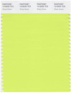 Pantone Smart 13-0535 TCX Color Swatch Card | Sharp Green 