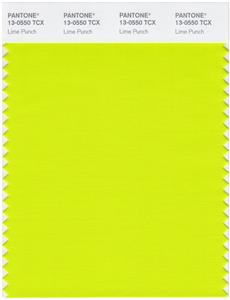 Pantone Smart 13-0550 TCX Color Swatch Card | Lime Punch 