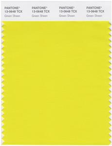 Pantone Smart 13-0648 TCX Color Swatch Card | Green Sheen 