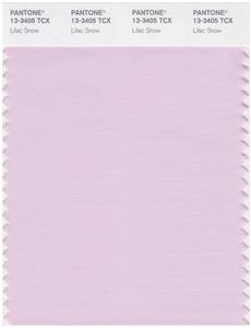 Pantone Smart 13-3405 TCX Color Swatch Card | Lilac Snow 