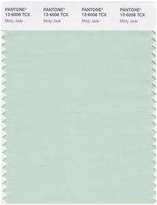 Pantone Smart 13-6008 TCX Color Swatch Card | Misty Jade 