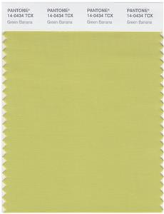 Pantone Smart 14-0434 TCX Color Swatch Card | Green Banana 