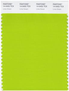 Pantone Smart 14-0452 TCX Color Swatch Card | Lime Green 