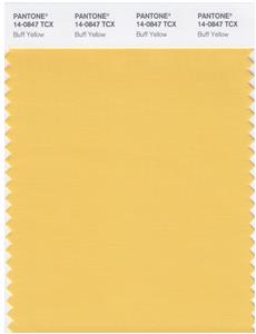 Pantone Smart 14-0847 TCX Color Swatch Card | Buff Yellow 