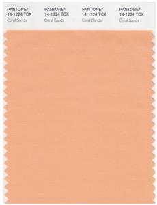 Pantone Smart 14-1224 TCX Color Swatch Card | Coral Sands 