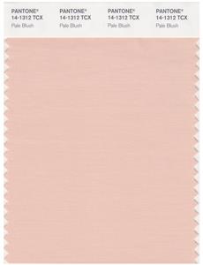 Pantone Smart 14-1312 TCX Color Swatch Card | Pale Blush 