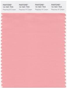 Pantone Smart 14-1521 TCX Color Swatch Card | Peaches N'Cream 