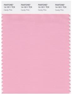 Pantone Smart 14-1911 TCX Color Swatch Card | Candy Pink 