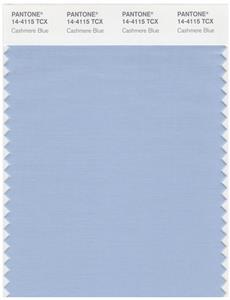 Pantone Smart 14-4115 TCX Color Swatch Card | Cashmere Blue 