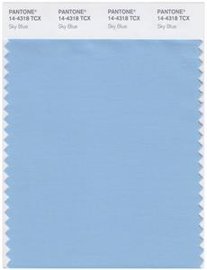 Pantone Smart 14-4318 TCX Color Swatch Card | Sky Blue 