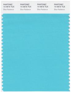 Pantone Smart 14-4816 TCX Color Swatch Card | Blue Radiance 