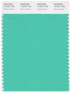 Pantone Smart 14-5721 TCX Color Swatch Card | Electric Green 