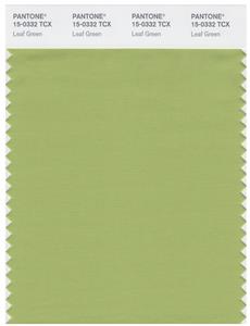 Pantone Smart 15-0332 TCX Color Swatch Card | Leaf Green 