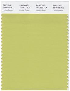 Pantone Smart 15-0533 TCX Color Swatch Card | Linden Green 