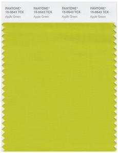 Pantone Smart 15-0543 TCX Color Swatch Card | Apple Green 