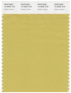 Pantone Smart 15-0636 TCX Color Swatch Card | Golden Green 