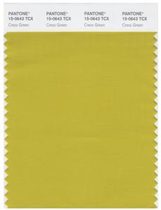 Pantone Smart 15-0643 TCX Color Swatch Card | Cress Green 