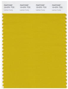 Pantone Smart 15-0751 TCX Color Swatch Card  | Lemon Curry 