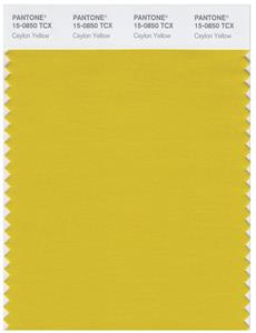 Pantone Smart 15-0850 TCX Color Swatch Card | Celon Yellow 