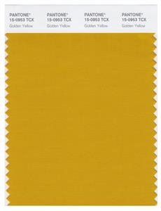 Pantone Smart 15-0953 TCX Color Swatch Card | Golden Yellow 