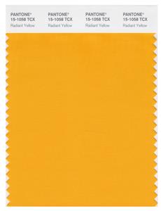 Pantone Smart 15-1058 TCX Color Swatch Card | Radiant Yellow 