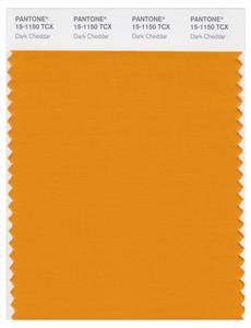 Pantone Smart 15-1150 TCX Color Swatch Card | Dark Cheddar 