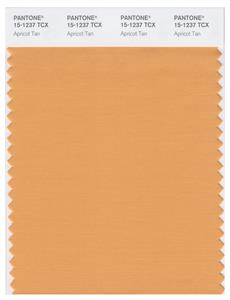 Pantone Smart 15-1237 TCX Color Swatch Card | Apricot Tan 