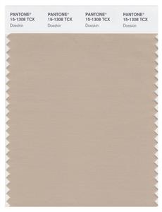 Pantone Smart 15-1308 TCX Color Swatch Card | Doeskin 