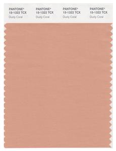 Pantone Smart 15-1322 TCX Color Swatch Card | Dusty Coral 