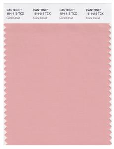 Pantone Smart 15-1415 TCX Color Swatch Card | Coral Cloud 