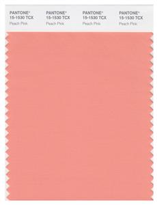 Pantone Smart 15-1530 TCX Color Swatch Card | Peach Pink 