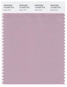 Pantone Smart 15-2205 TCX Color Swatch Card | Dawn Pink 