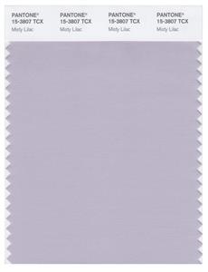 Pantone Smart 15-3807 TCX Color Swatch Card | Misty Lilac 