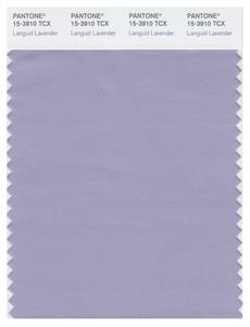 Pantone Smart 15-3910 TCX Color Swatch Card | Languid Lavender 