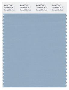 Pantone Smart 15-4312 TCX Color Swatch Card | Forget Me Not 