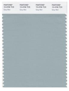 Pantone Smart 15-4706 TCX Color Swatch Card | Gray Mist 