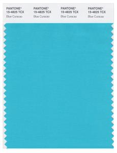 Pantone Smart 15-4825 TCX Color Swatch Card | Blue Curacao 