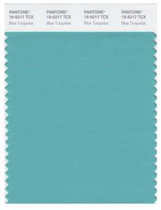 Pantone Smart 15-5217 TCX Color Swatch Card | Blue Turquoise 