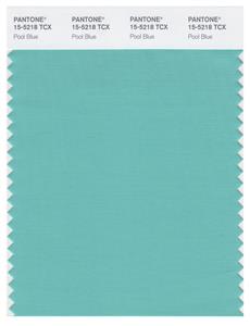 Pantone Smart 15-5218 TCX Color Swatch Card | Pool Blue 