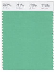 Pantone Smart 15-6123 TCX Color Swatch Card | Jade Cream 