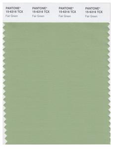 Pantone Smart 15-6316 TCX Color Swatch Card | Fair Green 