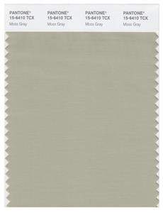 Pantone Smart 15-6410 TCX Color Swatch Card | Moss Gray 