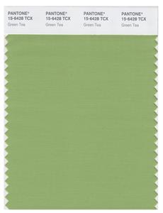 Pantone Smart 15-6428 TCX Color Swatch Card | Green Tea 