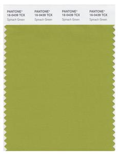 Pantone Smart 16-0439 TCX Color Swatch Card | Spinach Green 