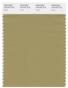 Pantone Smart 16-0726 TCX Color Swatch Card | Khaki 