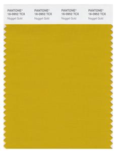 Pantone Smart 16-0952 TCX Color Swatch Card | Nugget Gold 